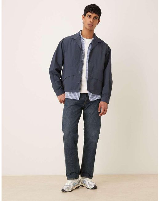 ASOS Blue Lightweight Nylon Jacket for men