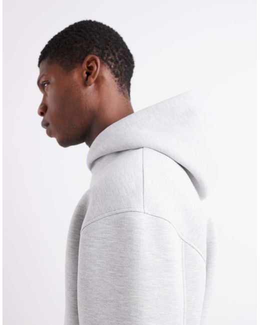 ASOS White Heavyweight Relaxed Hoodie for men