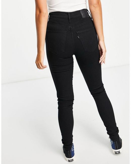 Levi's Mile High Super Skinny Jeans In Black Galaxy | Lyst Canada