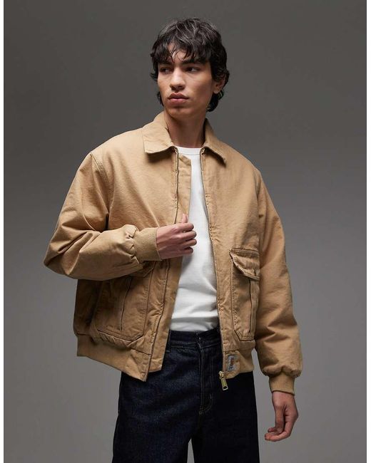 Carhartt Gray Stanton Jacket for men