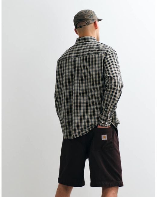 Carhartt Gray Floyde Shorts for men
