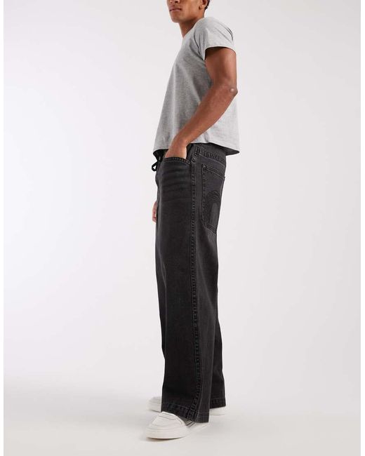 ASOS White Extreme baggy Jeans for men