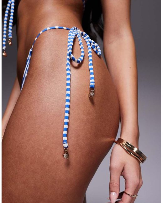 Candypants Blue Tieside Bikini Bottom