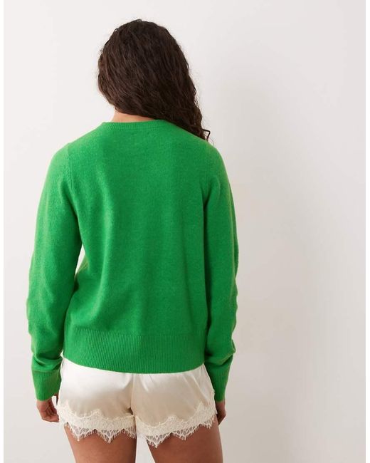 ASOS Green Fitted Cardigan