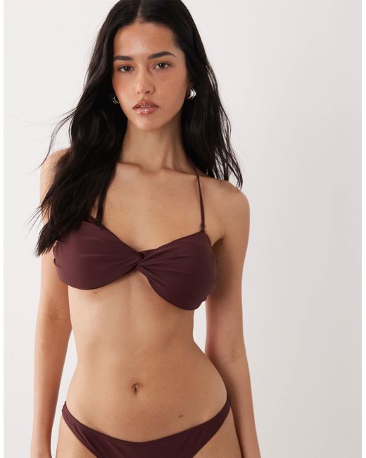 Haut Mango en coloris Brown