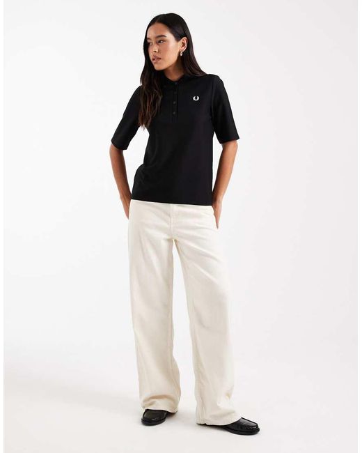 Fred Perry Black Polo Shirt