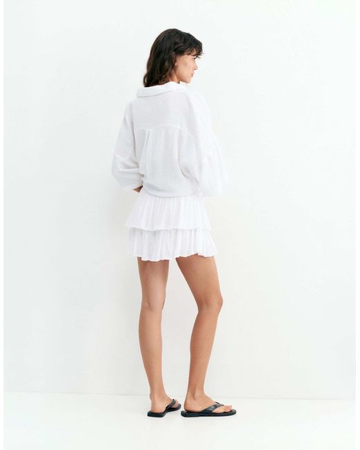 Pull&Bear White – skort