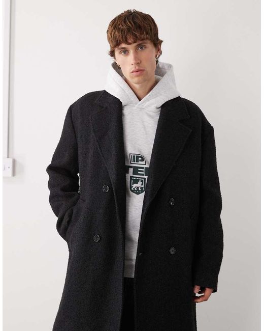 Cappotto Oversize di Weekday in Black da Uomo