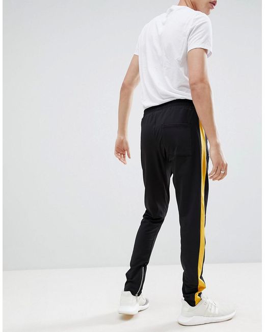 Criminal Damage Skinny Joggers In Black 