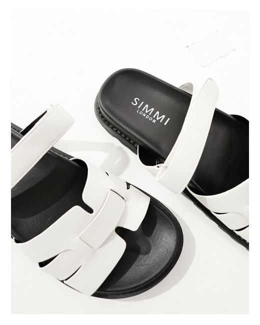 SIMMI White Simmi london – adelle – sandalen