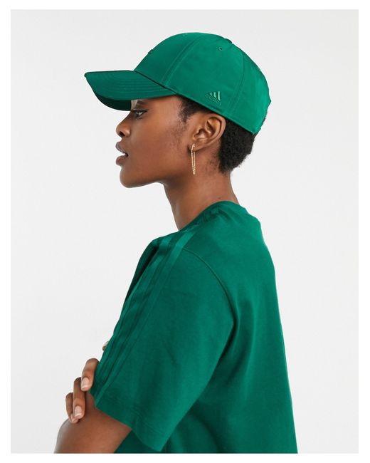 Adidas x - Cappello con visiera verde scuro di Ivy Park in Verde | Lyst
