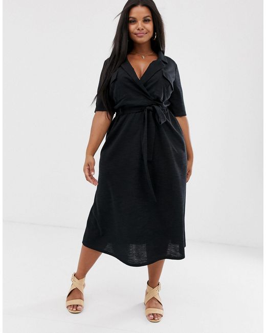 midi belted shirt dress