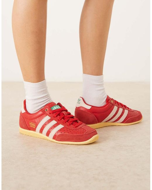 Zapatillas De Deporte Rojas Y Crema Japan De -Rojo Adidas Originals de color Red