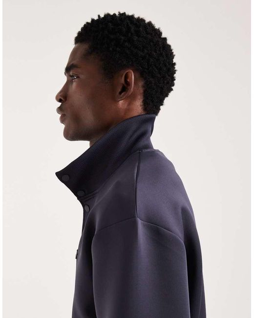 Lacoste Blue Co-ord Bomber Jacket for men