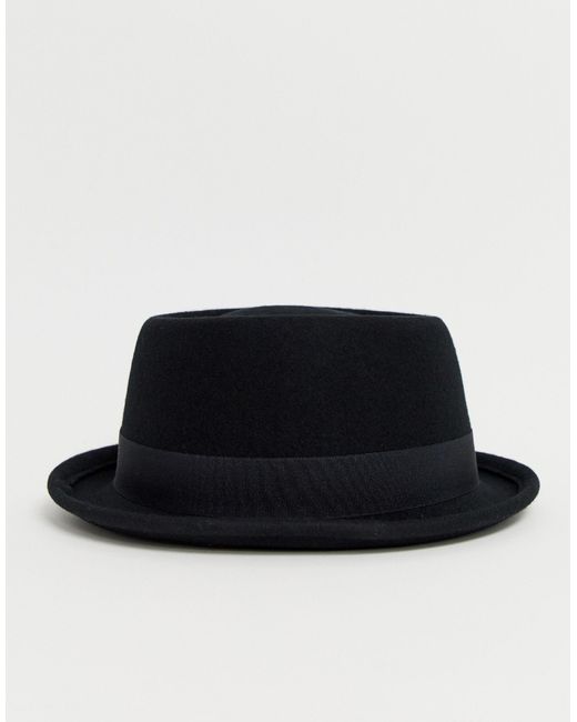 black pork pie hat