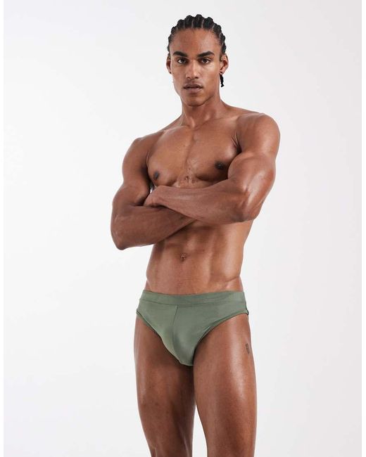 ASOS Zwemslip in het White voor heren