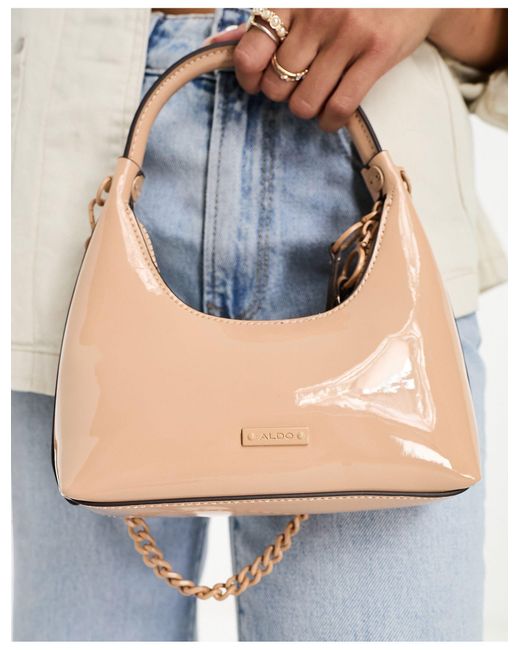 ALDO Yvana Shoulder Bag With Detachable Chain Strap in Blue Lyst