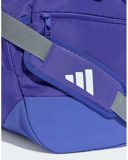 Adidas Originals Purple Training Defender Graphic Duffle Bag Medium