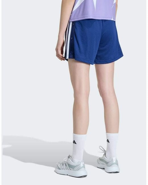 Adidas Originals Blue Stadium Mesh Shorts