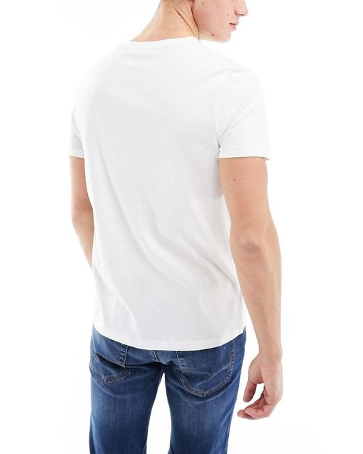 Jack & Jones Blue 5 Pack Slim T-shirt for men