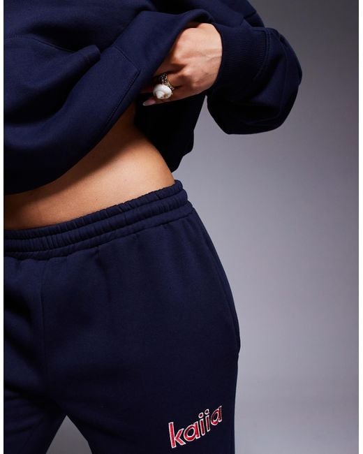 Kaiia Blue – jogginghose mit hohem baumwollanteil