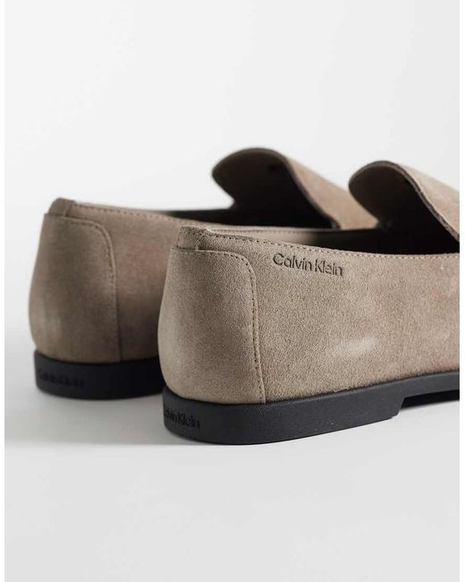 Calvin Klein White Leather Loafer for men