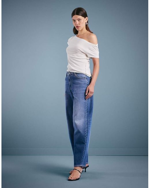 Tommy Hilfiger Blue Jeanie Barrel Leg Jeans