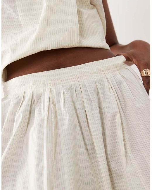 Mango Natural Corfu Cotton Mix Asymmetric Hem Maxi Skirt Co-ord