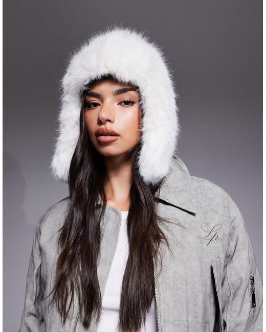 Kaiia Gray Exclusive Faux-fur Trapper Hat