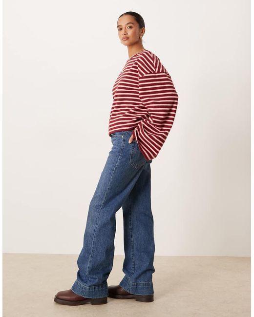 Gina Tricot Blue Straight Leg Jeans
