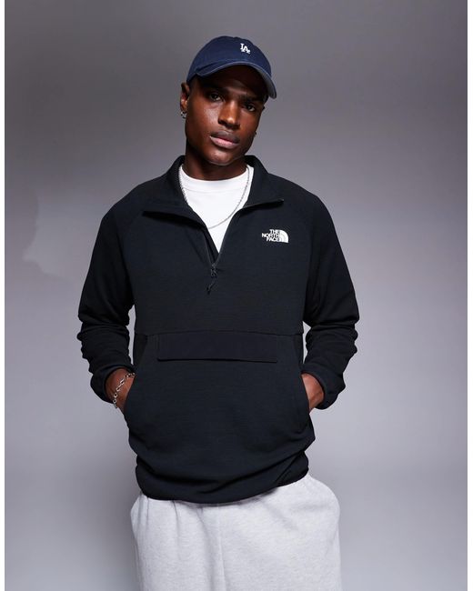 The North Face Blue Kecha 1/4 Zip Packable Anorak for men