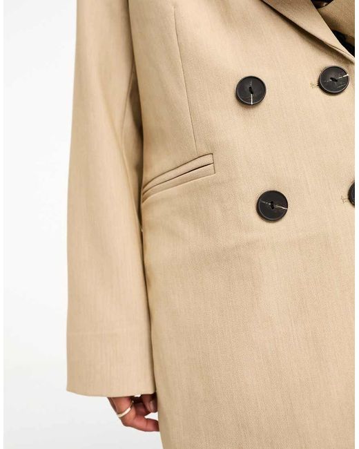 Y.A.S Natural Tailored Double Breasted Blazer Co-Ord