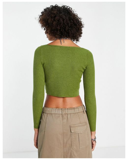 Ribbed Fitted Cardigan 