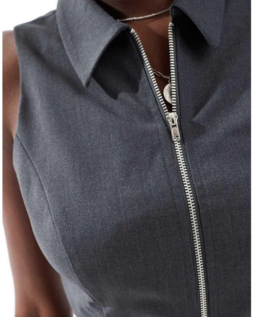 Cotton On Blue Izzy Zip Through Vest