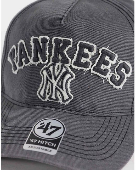 '47 Gray Ny Yankees Logo Hitch Cap