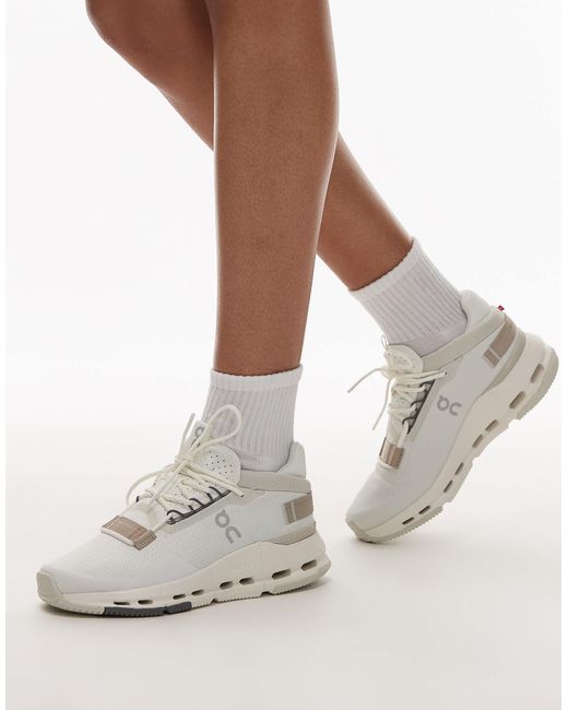 On Shoes White On – cloudnova 2 – performance-sneaker