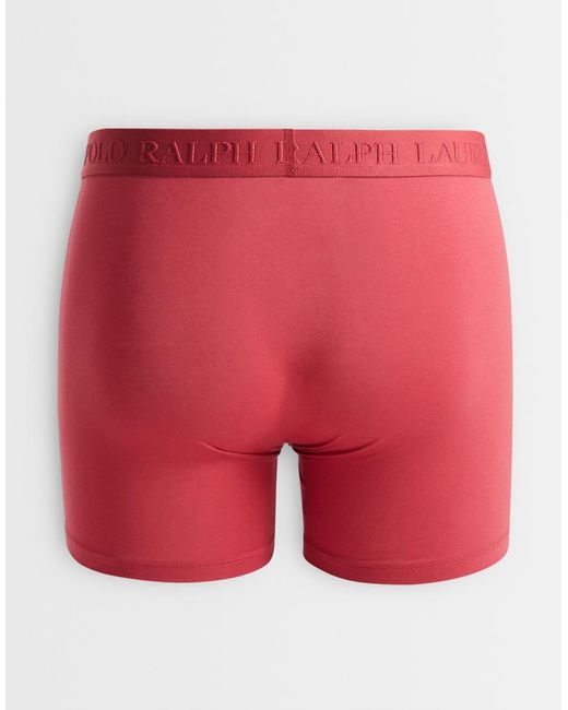 Polo Ralph Lauren Blue Boxer Brief With Tonal Branding for men