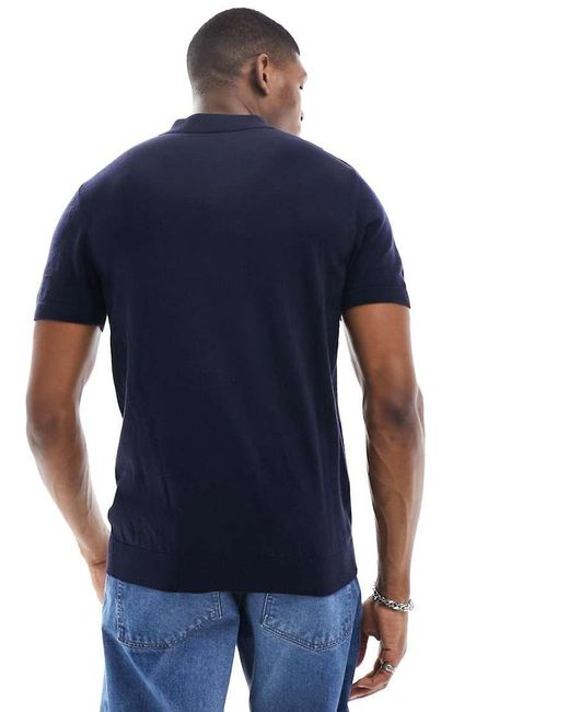 Polo di SELECTED in Blue da Uomo