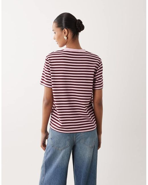 Mango Red Crew Neck T-shirt