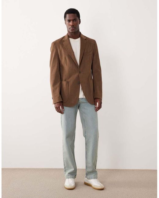 Mango Brown Premium Tailored Blazer for men