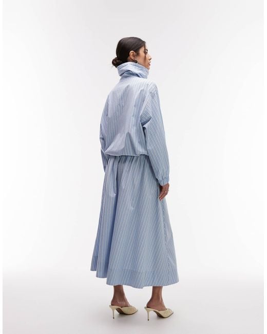 ASOS Blue – sehr voluminöser maxirock
