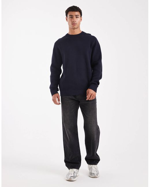 Pull ras Jack & Jones pour homme en coloris Blue
