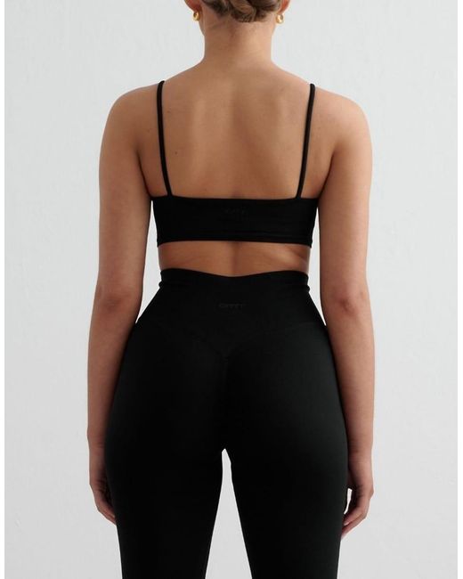 Aim'n Black Shape Seamless Strap Bra