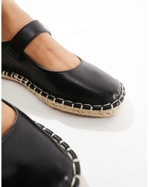 ASOS Black Juliette Mary Jane Espadrille