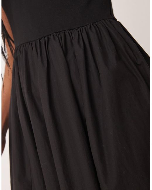 Nobody's Child Black Bardot Midi Dress