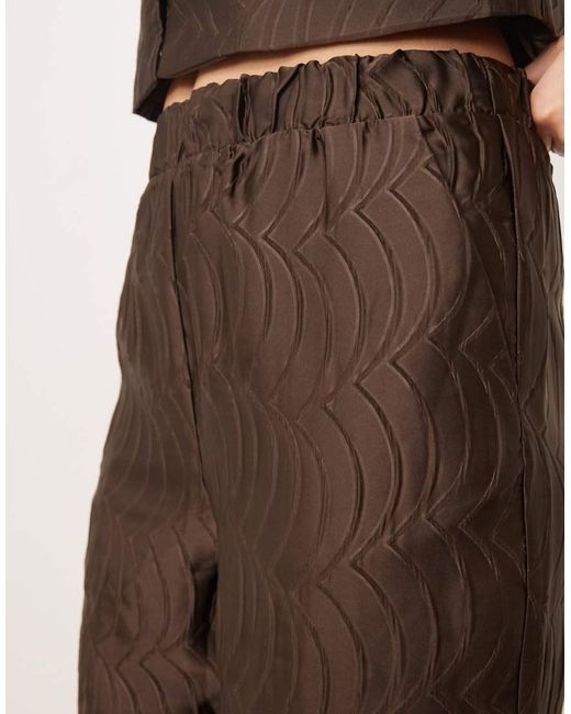 Y.A.S Natural Premium Texture High Waist Trousers Co-ord
