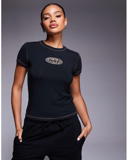 nike leopard t shirt