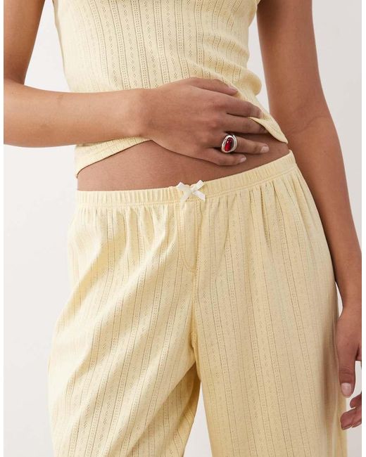 Dippin' Daisy's Natural Dippin Daisy's Pointelle Lounge Pant