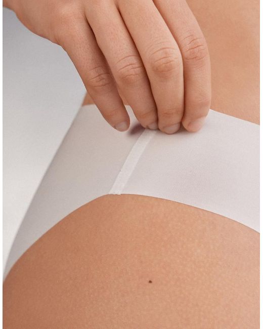 Intimissimi Natural Seamless Microfibre Snug-Fit Panties