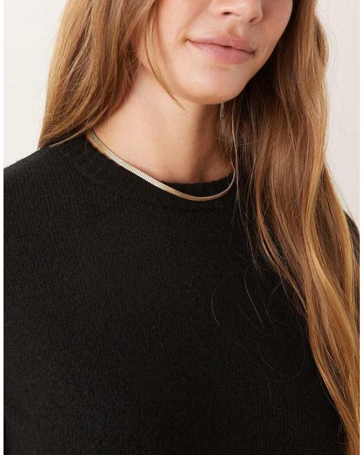 Cotton On Black Luxe Crew Sweater